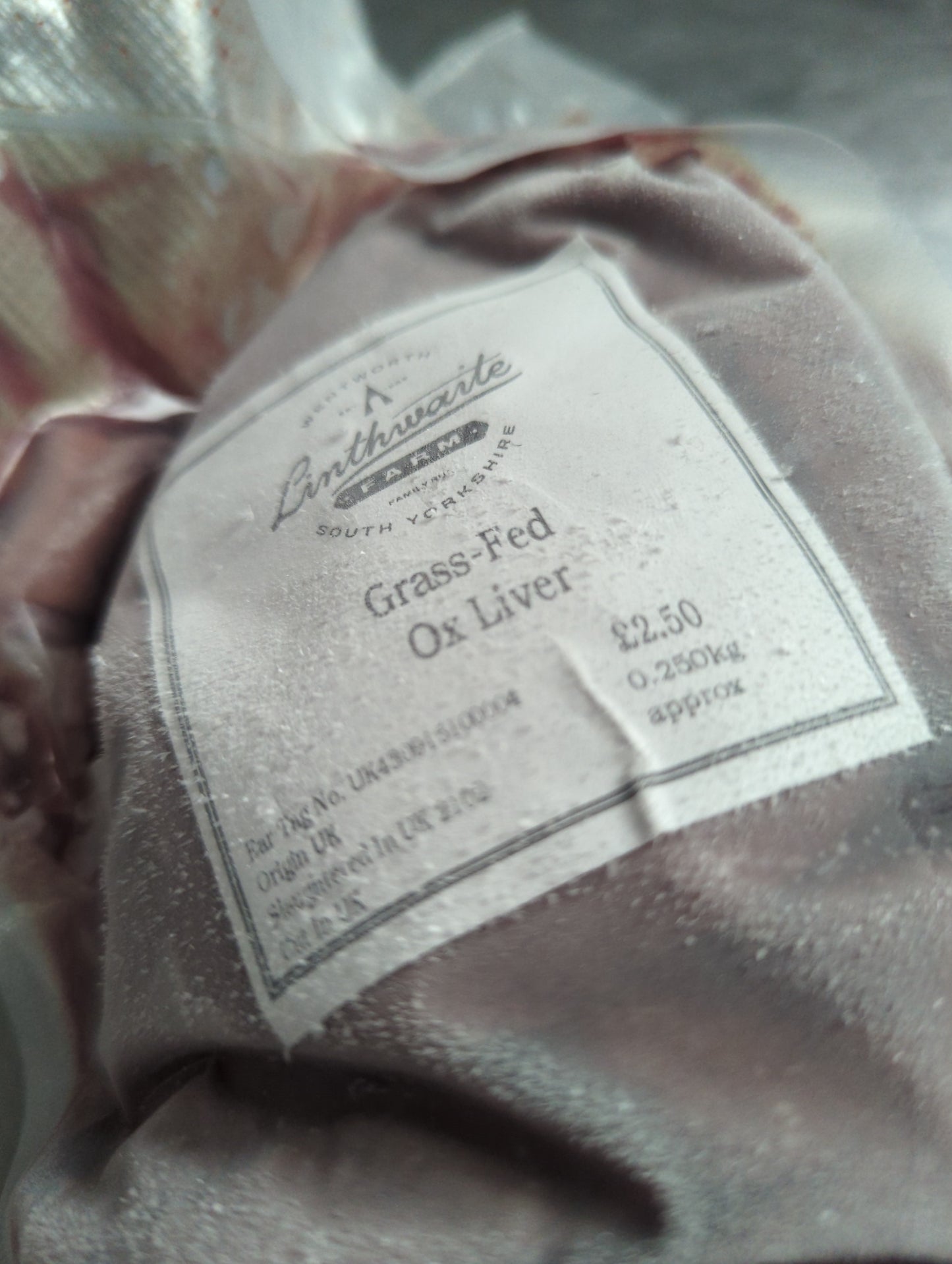 Grass-Fed Ox Liver